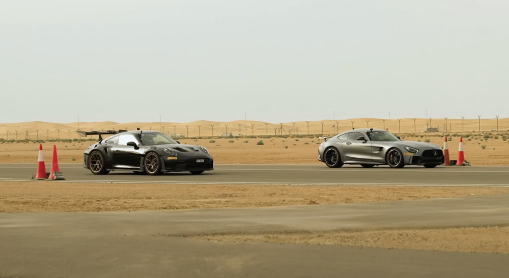 AMG GT R Can Still Get The 911 GT3 RS To Sweat